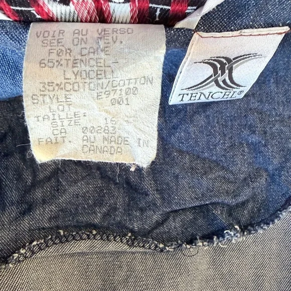 Vintage Anton’s Sport Denim Vest – Made in Canada – Unisex - Picture 4 of 5